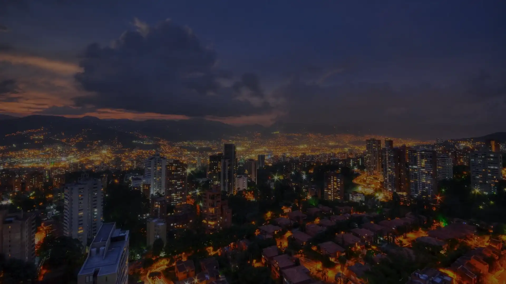 Apartamentos amoblados en Laureles Medellín, vista panorámica de la ciudad